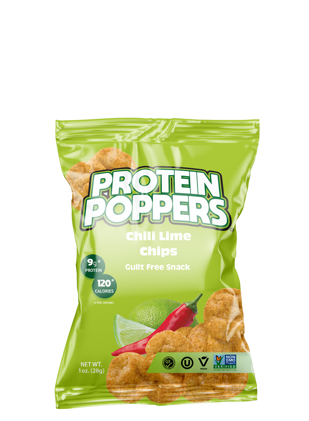 Protein Poppers Chili Lime 10 Pack