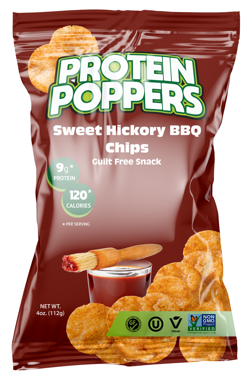 Protein Poppers Sweet Honey BBQ 8 Pack
