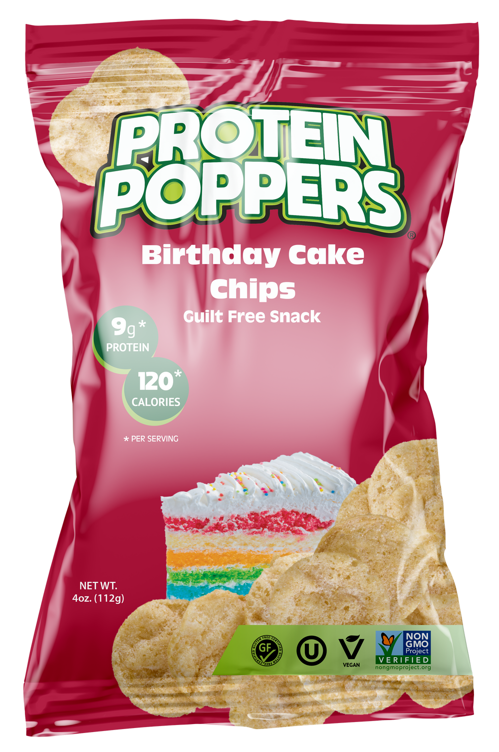 Protein Poppers Birthday Cake Multipack 8 Pack